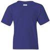 Am image of a Custom Gildan Heavy Cotton Youth T Shirt in Cobalt!