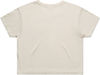 Am image of a Custom AS Colour Women's Crop Tee in Bone!