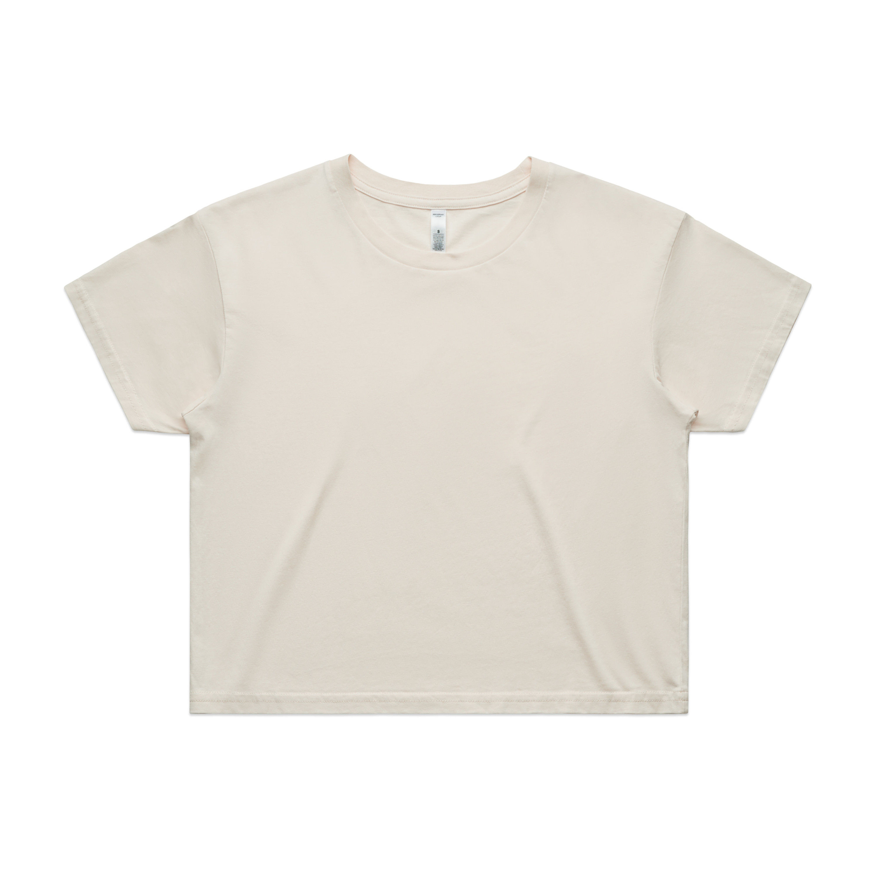 AS Colour Women's Crop Tee in Bone
