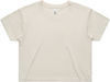 Am image of a Custom AS Colour Women's Crop Tee in Bone!