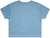 An image of a Custom AS Colour Women's Crop Tee in Carolina Blue!