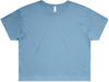 An image of a Custom AS Colour Women's Crop Tee in Carolina Blue!