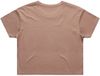 Am image of a Custom AS Colour Women's Crop Tee in Hazy Pink!