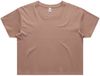 Am image of a Custom AS Colour Women's Crop Tee in Hazy Pink!