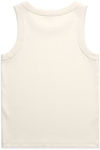 An image of a Custom AS Colour Womens Organic Rib Tank in Ecru!