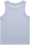 Am image of a Custom AS Colour Womens Organic Rib Tank in Powder!