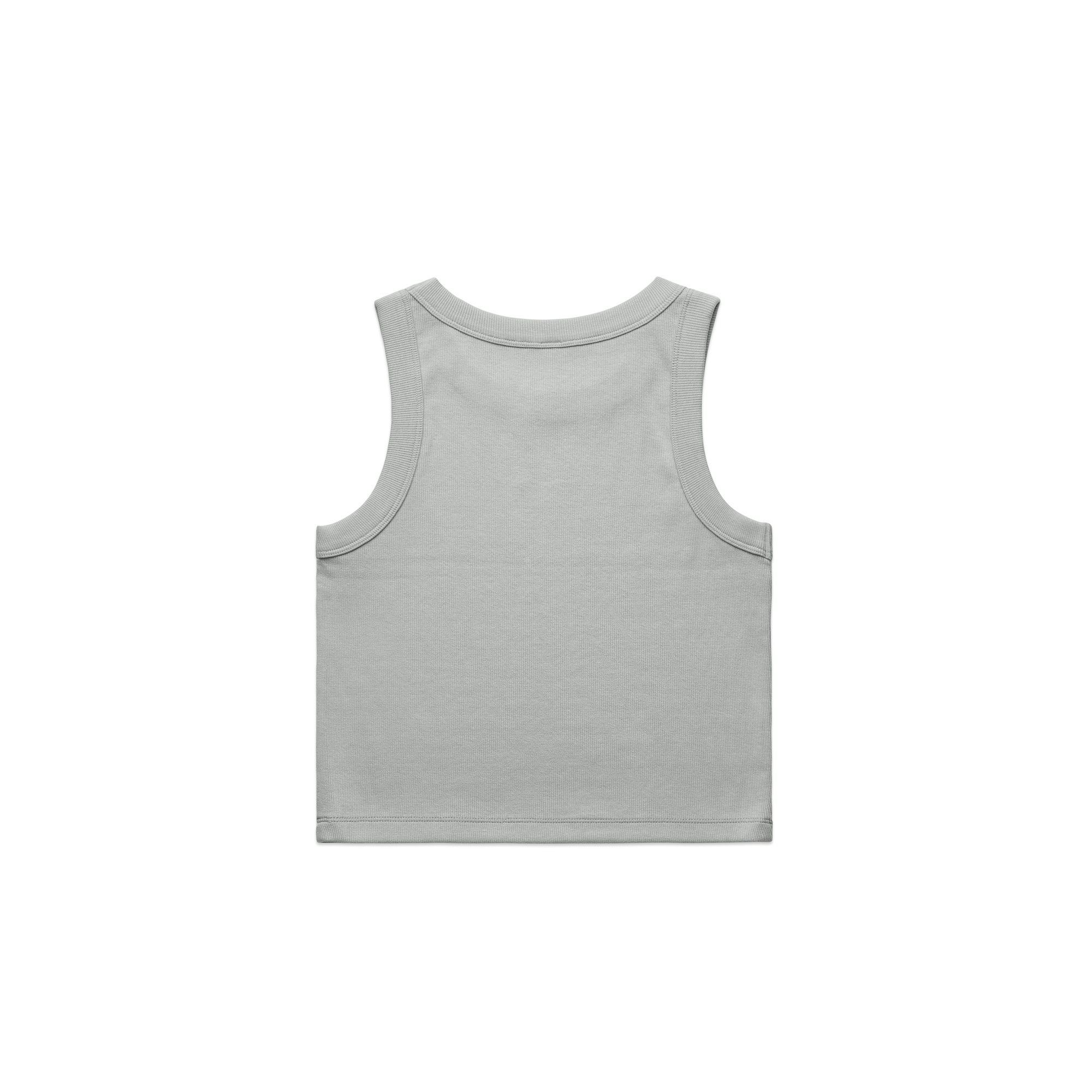 RIB SCOOP NECK TANK WHITE – FRAME