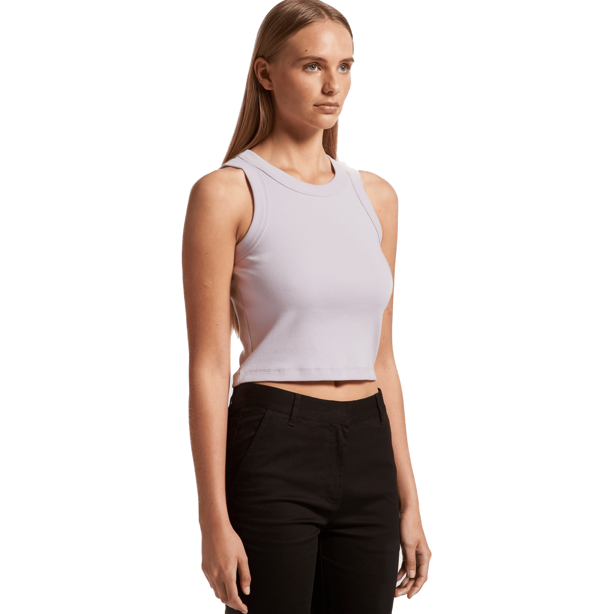 AS Colour Womens Organic Rib Crop Tank