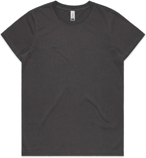 Am image of a Custom AS Colour Women's Faded Tee in Faded Black!