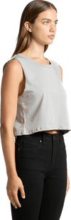 An image of a Custom AS Colour Womens Crop Tank Top!