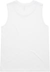 Am image of a Custom AS Colour Womens Upside Tank in White!
