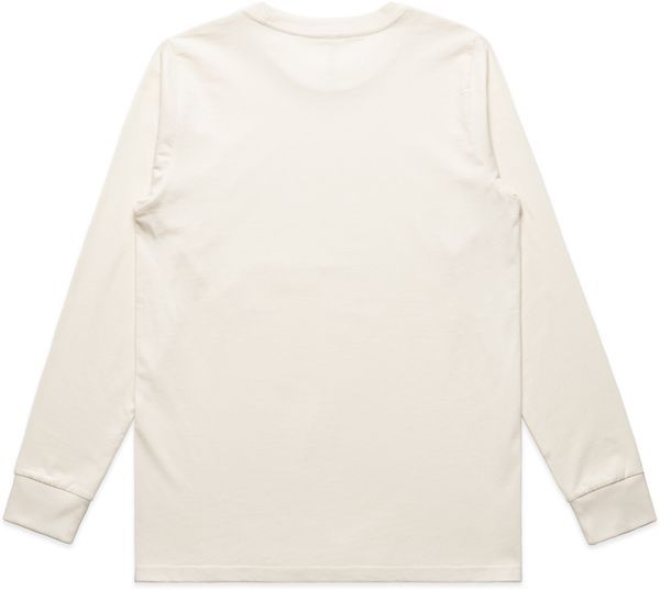 Am image of a Custom AS Colour Womens Classic Long Sleeve in Ecru!
