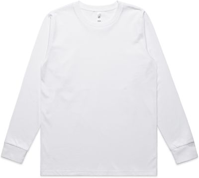 Am image of a Custom AS Colour Womens Classic Long Sleeve in White!