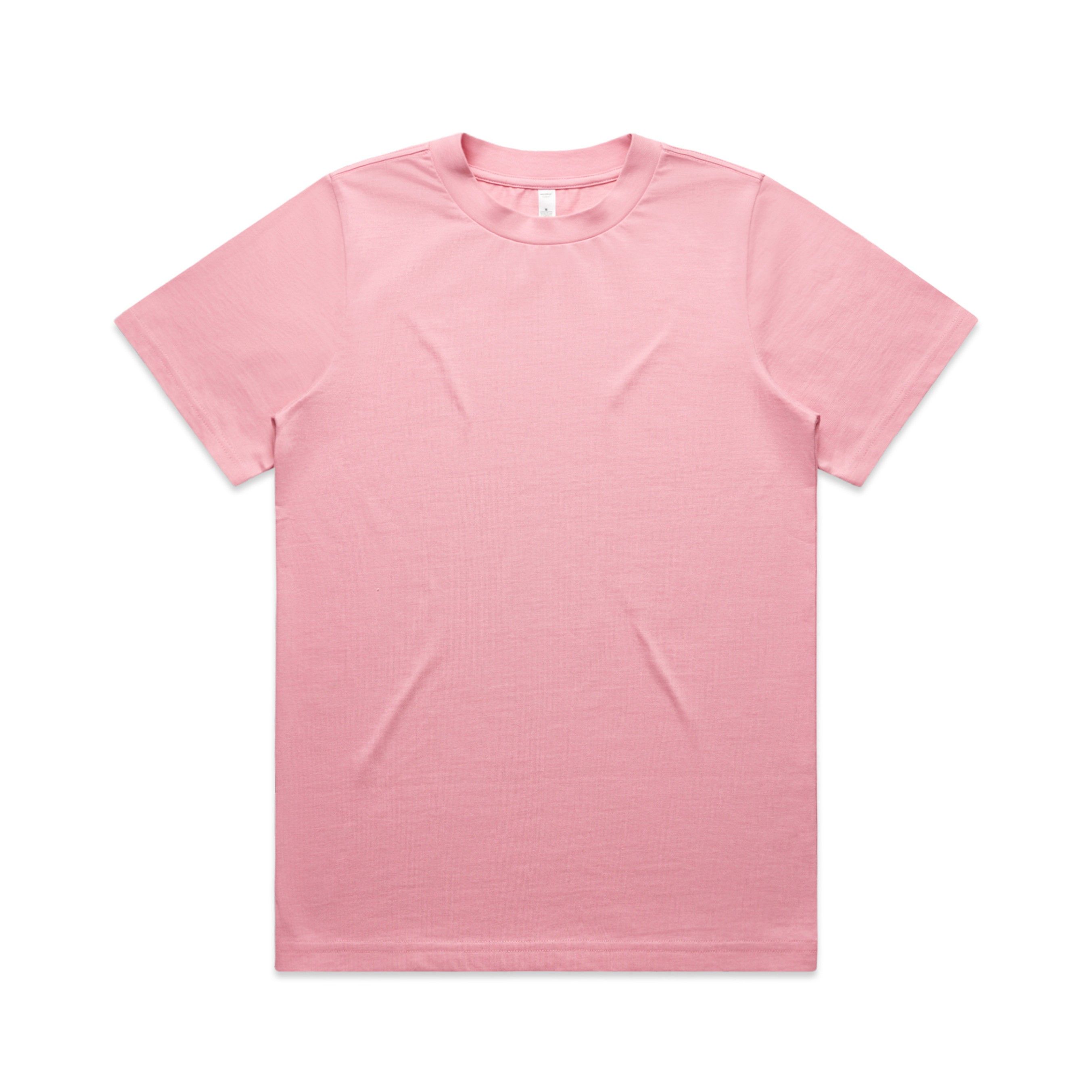AS Colour Womens Heavy Tee in Bubblegum