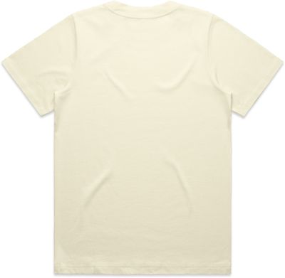 Am image of a Custom AS Colour Womens Heavy Tee in Butter!