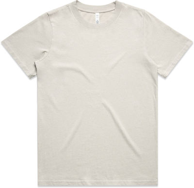 Am image of a Custom AS Colour Womens Heavy Faded Tee in Faded Bone!