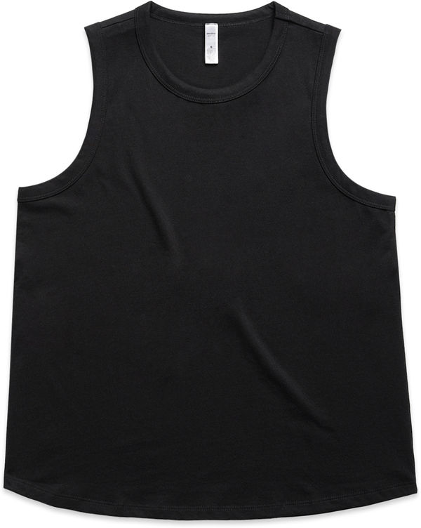 Am image of a Custom AS Colour Womens Martina Tank in Black!