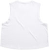 Am image of a Custom AS Colour Womens Martina Crop Tank in White!