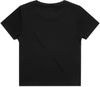 Am image of a Custom AS Colour Womens Organic Rib Tee in Black!
