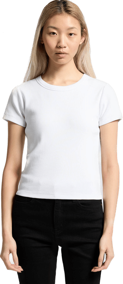 An image of a Custom AS Colour Womens Organic Rib Tee!