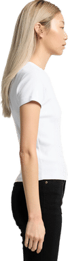 An image of a Custom AS Colour Womens Organic Rib Tee!