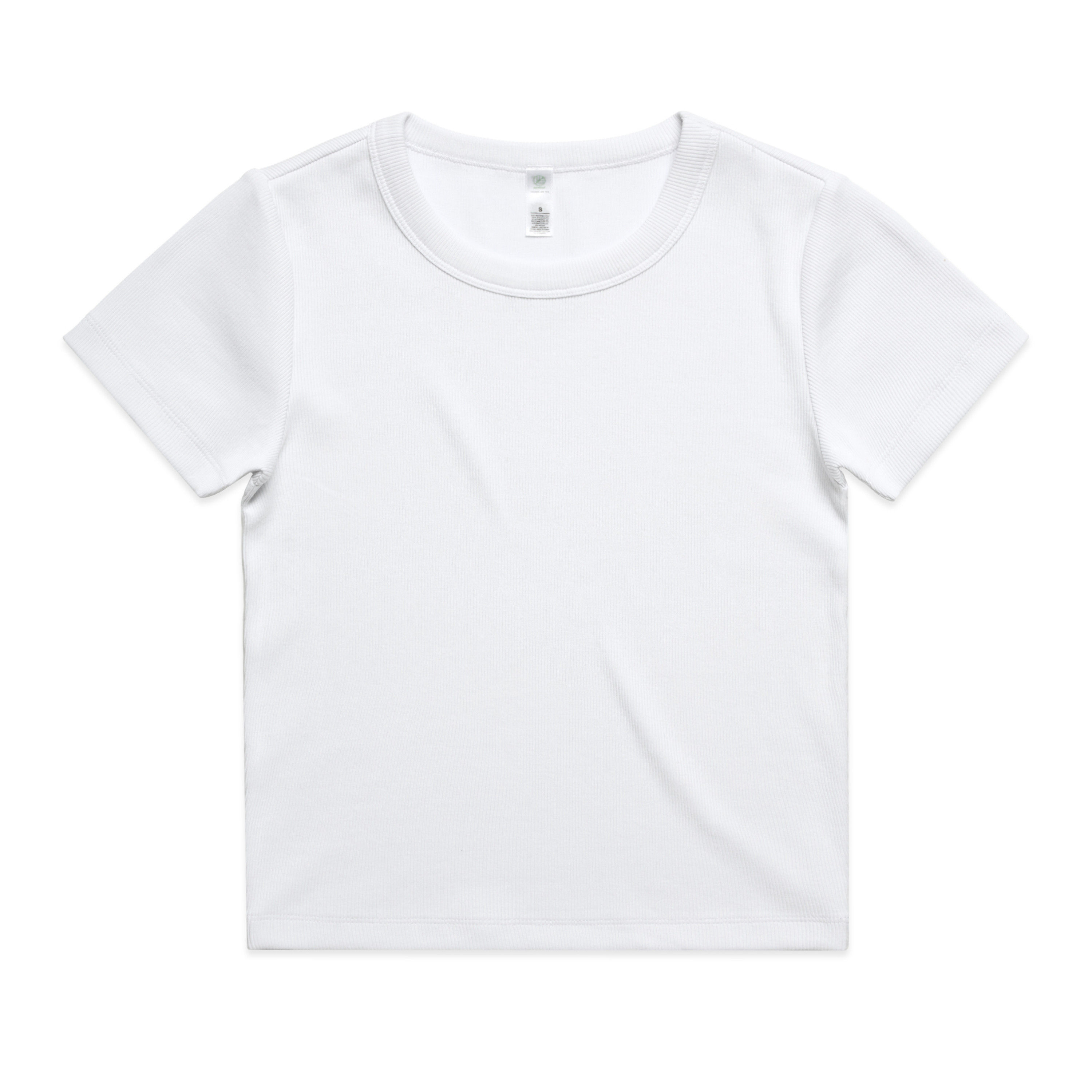 AS Colour Womens Organic Rib Tee in White