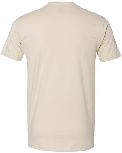 Am image of a Custom Next Level Unisex Cotton TShirt in Natural!