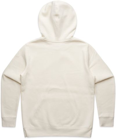 Am image of a Custom AS Colour Womens Stencil Hoodie in Ecru!
