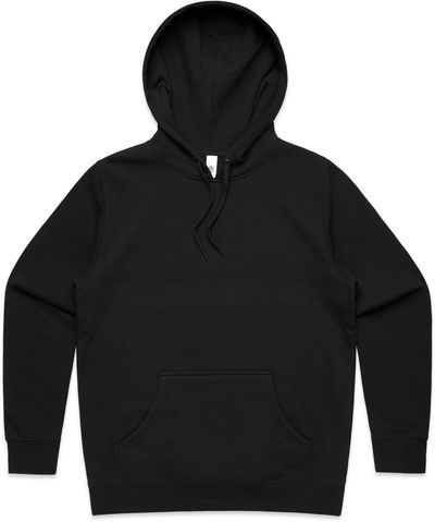 Am image of a Custom AS Colour Womens Stencil Hoodie in Black!