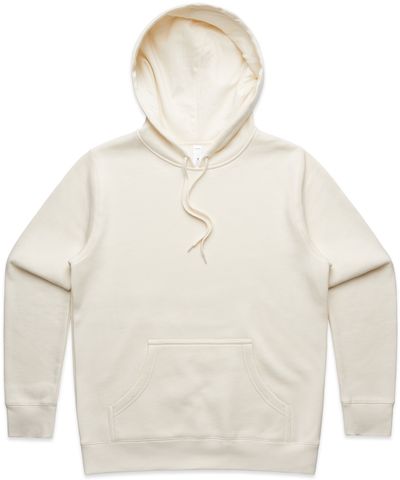 Am image of a Custom AS Colour Womens Stencil Hoodie in Ecru!