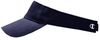 Am image of a Custom Champion Twill Visor in Navy!