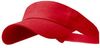 Am image of a Custom Champion Twill Visor in Red!