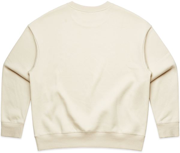 Am image of a Custom AS Colour Womens Heavy Crewneck in Ecru!