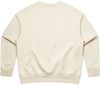 Am image of a Custom AS Colour Womens Heavy Crewneck in Ecru!