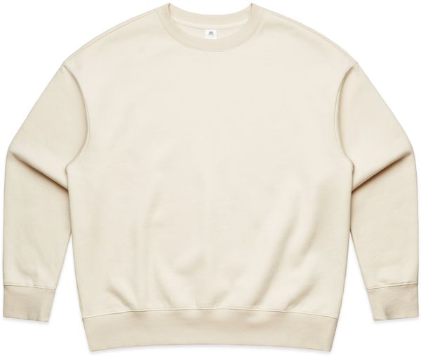 Am image of a Custom AS Colour Womens Heavy Crewneck in Ecru!