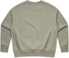 Am image of a Custom AS Colour Womens Heavy Crewneck in Eucalyptus!