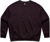 Am image of a Custom AS Colour Womens Heavy Crewneck in Plum!