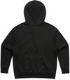 Am image of a Custom AS Colour Womens Heavy Hoodie in Black!