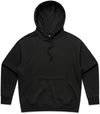 Am image of a Custom AS Colour Womens Heavy Hoodie in Black!