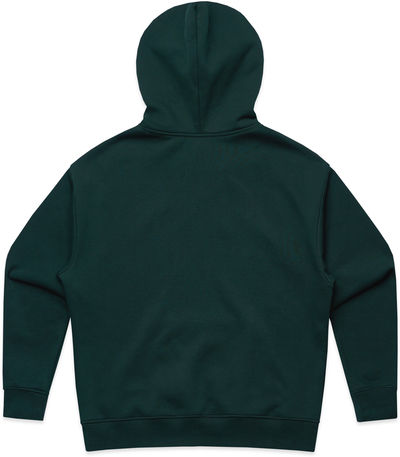 Am image of a Custom AS Colour Womens Heavy Hoodie in Pine Green!