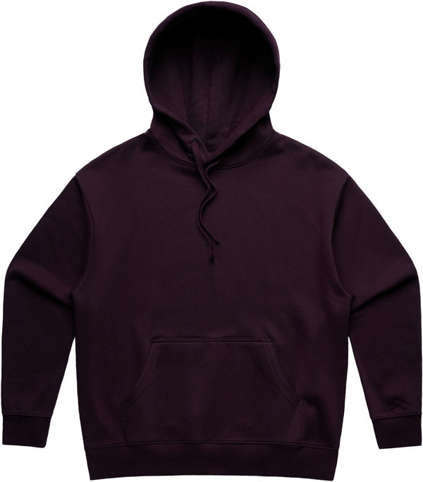 Am image of a Custom AS Colour Womens Heavy Hoodie in Plum!
