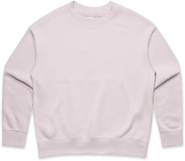 Am image of a Custom AS Colour Womens Relax Crew in Orchid!