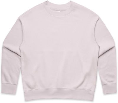 Am image of a Custom AS Colour Womens Relax Crew in Orchid!