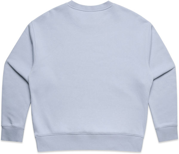 Am image of a Custom AS Colour Womens Relax Crew in Powder!