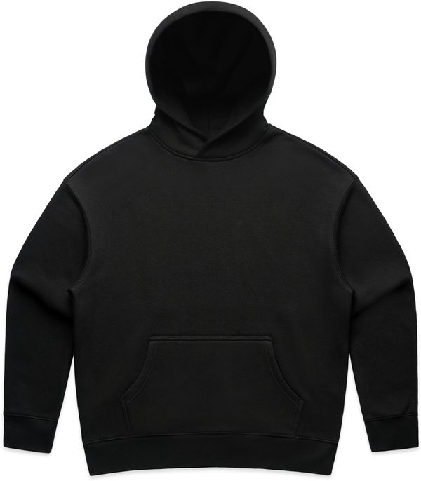 Am image of a Custom AS Colour Womens Relax Hood in Black!