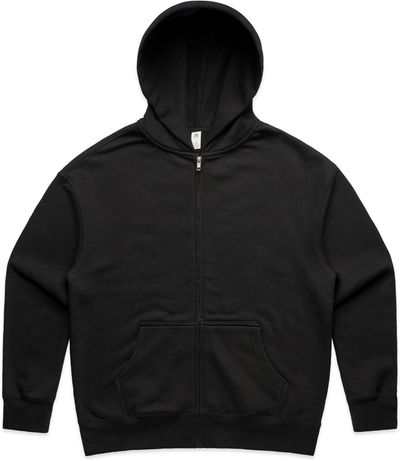 Am image of a Custom AS Colour Womens Relax Zip in Black!