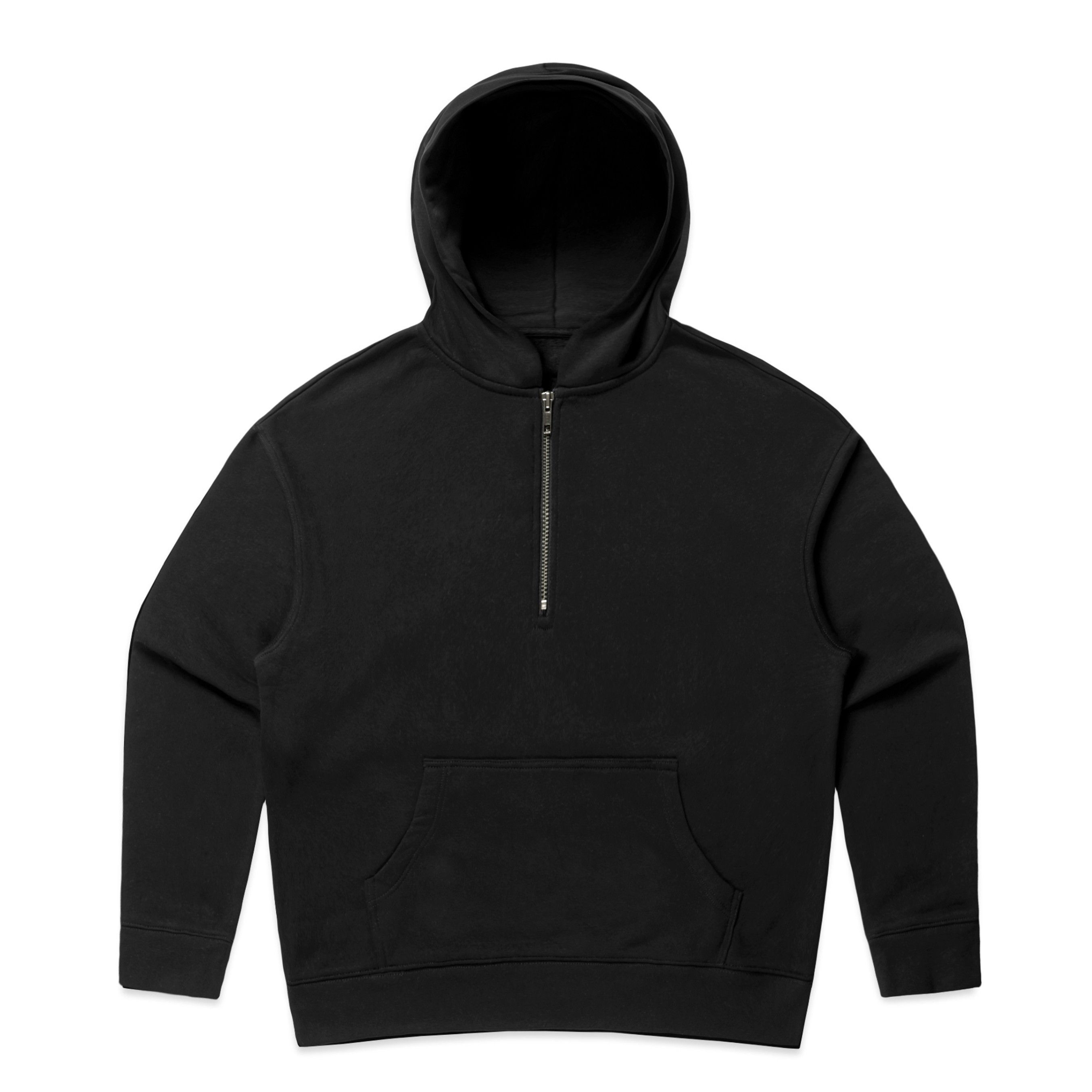 As Colour Womens Relax Half Zip Hood in Black
