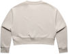 Am image of a Custom AS Colour Womens Relax Crop Crew in Bone!