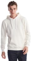 Am image of a Custom Jerico Three End Bamboo Fleece Hooded Sweatshirt in Natural!