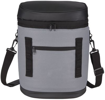 Am image of a Custom 20 Can Backpack Cooler in Black!